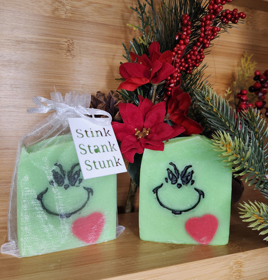 *Holiday Soap: You're a mean one Soap Bar